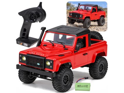 RC auto LAND ROVER Defender 90 2v1 4x4 Měřítko 1:12