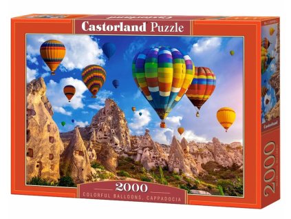 Puzzle Barevné balóny Kappadokie 2000 dílků