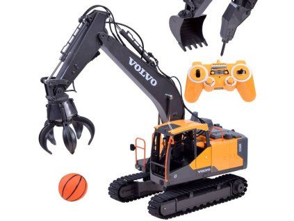 RC bagr Volvo dálkově ovládaný 3v1