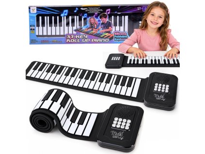 Elektronický rolovací keyboard pro děti 37 kláves
