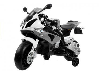 Dětská elektrická motorka BMW S1000 RR stříbrná