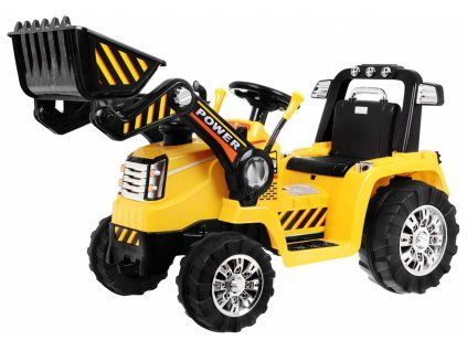 Ramiz dětský elektrický traktor s nakládací lžící 2,4GHz žlutý