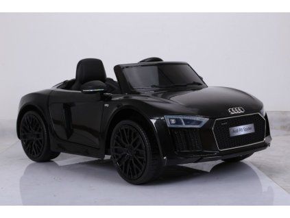 Dětské elektrické autíčko Audi R8 Spyder 2,4Ghz Lak černé