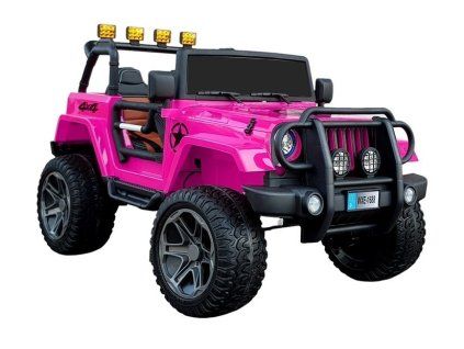 Ramiz elektrické autíčko Wrangler 4x4 s dálkovým 2.4G ovládáním růžové