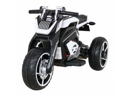Dětská elektrická motorka Future bílá