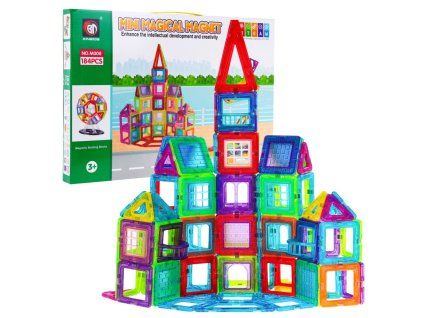 magneticka stavebnice 184 dilu