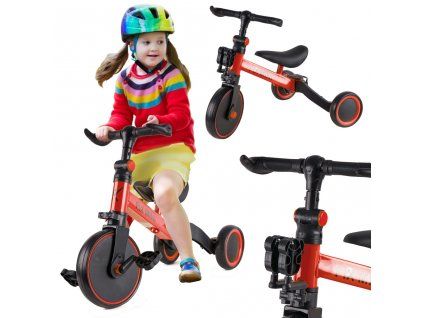 Dětské odrážedlo Trike Fix 3v1 červené