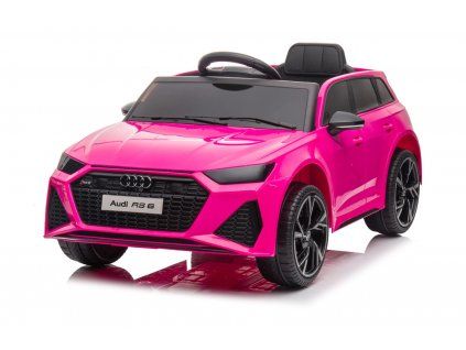 Elektrické autíčko Audi RS6 růžové