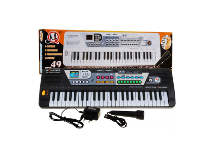 Keyboard s příslušenstvím mikrofon, přenosné klávesy