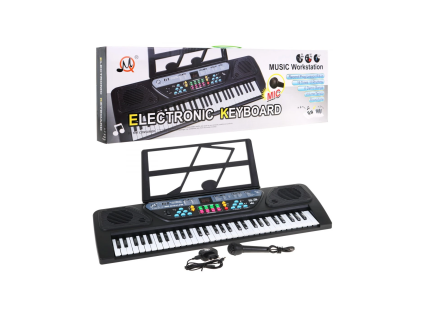 Dětský keyboard s mikrofonem a rádiem MP3
