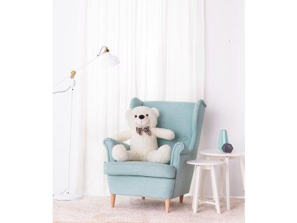Velký plyšový medvěd Classico 90 cm bílý
