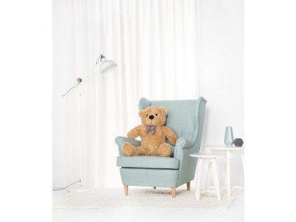 Velký plyšový medvěd Classico 90 cm světle hnědý