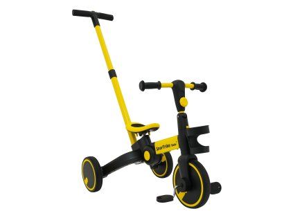 Dětská tříkolka a odrážedlo 3v1 Sportrike žlutá