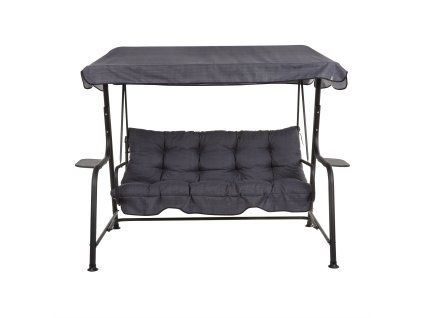 Zahradní houpačka Hawaii Black Edition s bočními stolky H024-07IB PATIO