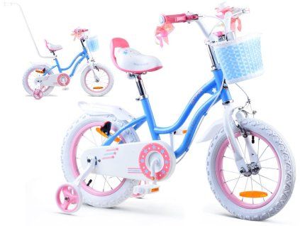 Dívčí kolo RoyalBaby Star Girl 14" modré