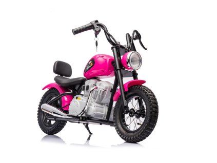 Elektrická motorka A9902 36V 350W růžová