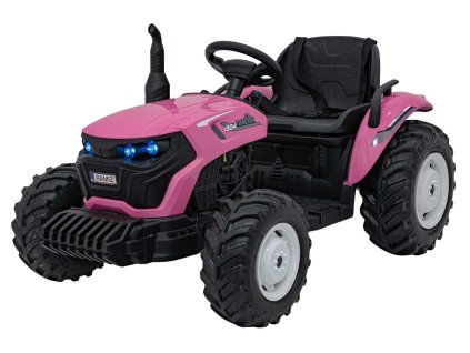 Dětský elektrický traktor GROW 1804 24V růžový
