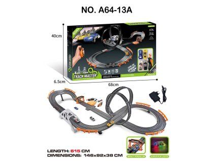 Závodní dráha TRACK MASTER s podsvícením a příslušenstvím 615 cm