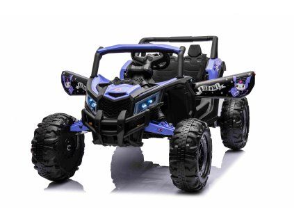 Elektrické autíčko Buggy ATV Defend Kuromi 4x4 fialové
