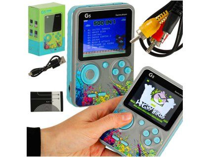 Mini retro herní konzole 500v1