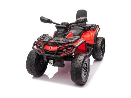 Dětská elektrická čtyřkolka Can-Am Outlander ATV 4x200W červená