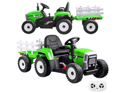 Traktor s přívěsem na akumulátor + dálkové ovládání