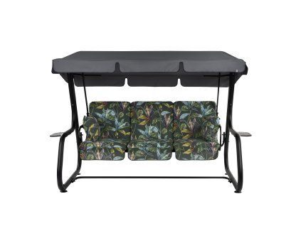 Zahradní houpačka Rimini Black Edition s bočními stolky G058-02PB PATIO