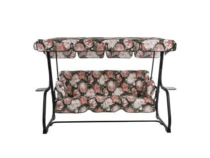 Zahradní houpačka Parma Black Edition s bočními stolky A011-05PB PATIO