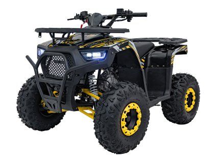 Dětská benzínová čtyřkolka 120ccm DISCOVERER žlutá