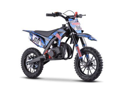 Dětská benzínová motorka 49 ccm TIGER modrá
