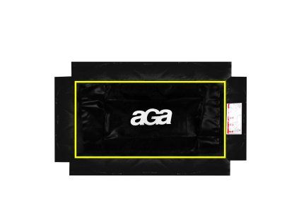 Aga Kryt pružin na obdélníkovou trampolínu 244x335 cm Černá/Žlutá