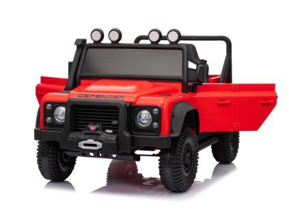 Elektrické autíčko Land Rover Defender 110 SVX Concept červené