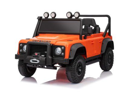 Elektrické autíčko Land Rover Defender 110 SVX Concept oranžové