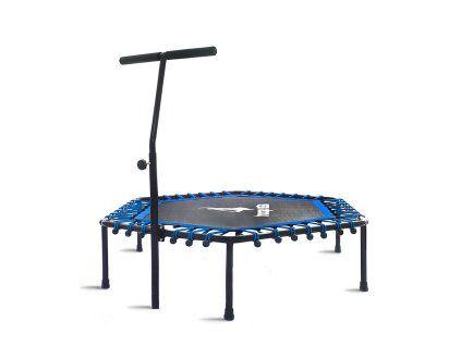 Aga FITNESS Trampolína 130 cm Modrá + madlo