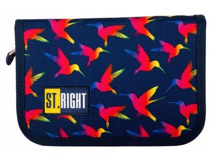 St.RIGHT Jednopatrový penál Birds