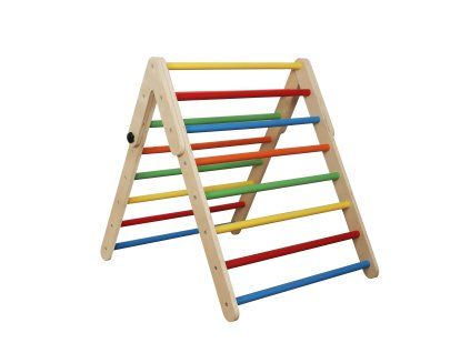 Aga4Kids Dětský dřevěný trojúhelník na lezení MR6146