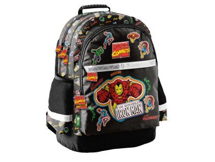 Paso Školní batoh tříkomorový Iron Man