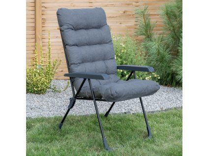 Polohovací zahradní křeslo Setenil Black Edition H024-07PB PATIO