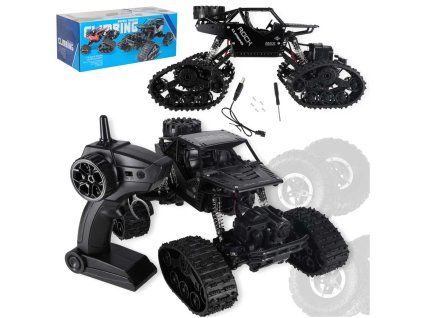 Samochod zdalnie sterowany na pilota RC Rock Crawler 4x4 LHC012 auto 2w1 czarny 180199