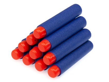 Pěnové náboje šipky do pistole 10 kusů 7,2 cm