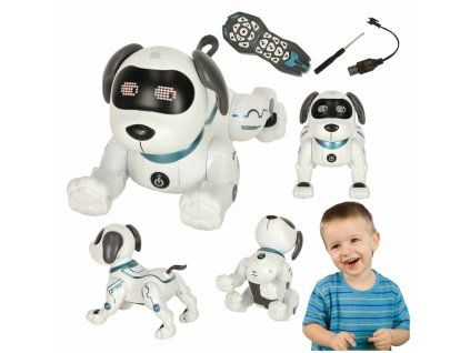 Interaktivní pejsek robot RC dálkové ovládání skáče zpívá