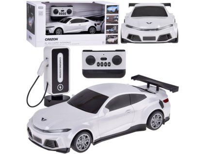Elektrické autíčko RC0687 barevná světla + nabíjecí stanice