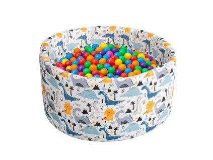k22695 aga suchy bazen 90x40 cm s micky dinosauri 1