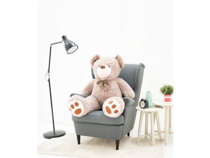 Plyšový medvídek Amigo 140 cm šedý
