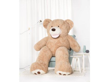Plyšový medvěd Amigo 220 cm světle béžový