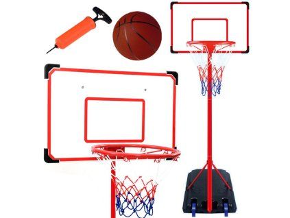 Basketbalový koš s deskou + míč a pumpička