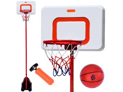 Basketbalový set se stojanem + míč a koš 2 m