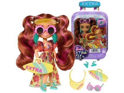Panenka Barbie Extra Fly Minis v plážovém slunečním stylu