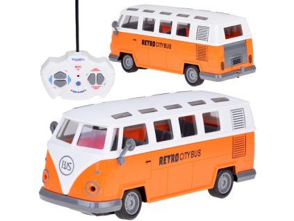 RC auto AUTOBUS RETRO CITY BUS dálkově ovládané osvětlené