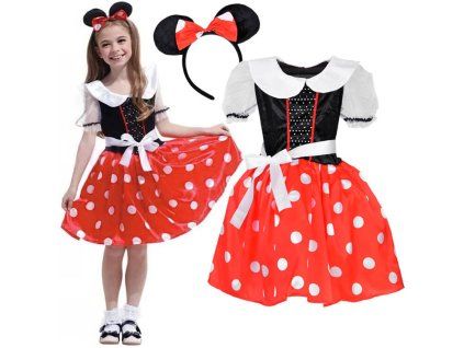 Kostým Myška Minnie pro holčičku L/XL